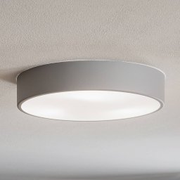 TEMAR LIGHTING Cleo 400 ceiling light, IP54, Ø 40 cm, grey