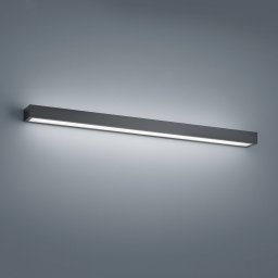 Helestra Theia LED wall light, matt black 90 cm