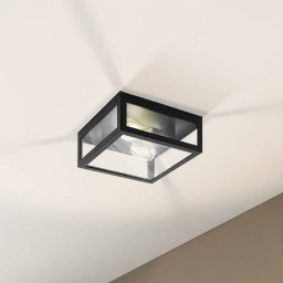 EGLO Amezola bathroom ceiling light, 2-bulb, black