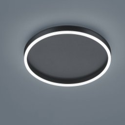 Helestra Sona LED ceiling light, black, Ø 40 cm