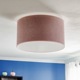 Duolla Ceiling lamp Pastel Roller Ø 45cm pink