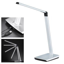 FISCHER & HONSEL Bright LED table lamp, dimmer, CCT, silver
