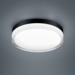 Helestra Tana LED ceiling light, black, Ø 28 cm