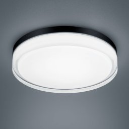 Helestra Tana LED ceiling light, black, Ø 33 cm