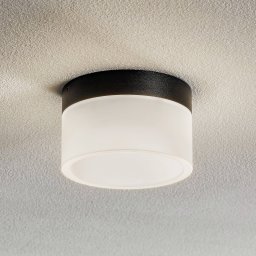 Helestra Liv LED ceiling light, satin, Ø 15 cm