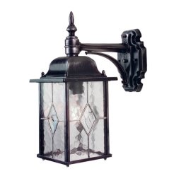Elstead Wexford WX2 outdoor wall light, hanging lantern