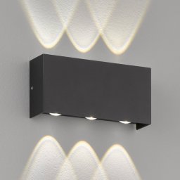 FISCHER & HONSEL Nairobi LED outdoor wall light, black