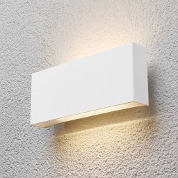 Lindby LED outdoor wall light Safira, metal, up/down, IP44