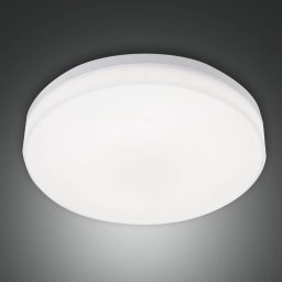 Fabas Luce LED outdoor ceiling light Trigo, sensor, white