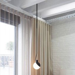 GRUPA Baluna hanging light, ball shade, pull-out