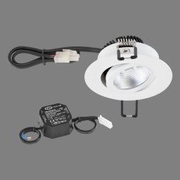 EVN PC20 recessed lamp round dimmer 3000K white