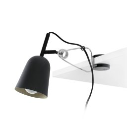 FARO BARCELONA Studio clip-on light, black/cream