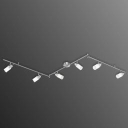 JUST LIGHT. GmbH Three-leaf Max LED ceiling light, 6-lt.