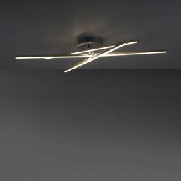 JUST LIGHT. GmbH Alina LED ceiling lamp with RGB ambilight dimmable