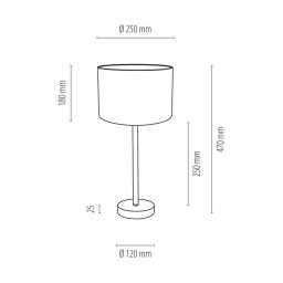 BRITOP Peacock table lamp, Ø 25 cm, green