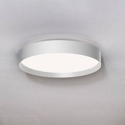 LOOM DESIGN LED ceiling light Lucia, white, Ø 35 cm aluminium