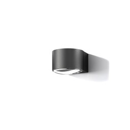 LOOM DESIGN Frey LED wall light IP65 1x6W black