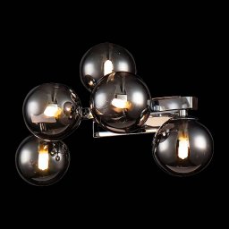 Maytoni Dallas wall light 5 glass globes chrome