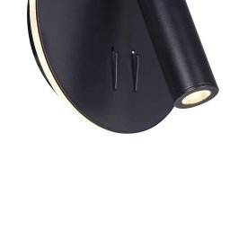 Maytoni los 176 LED wall lamp 3,000 K round black