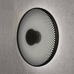 Northern Glint LED wall light, black
