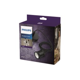 Philips Vintage hanging light E27 socket black