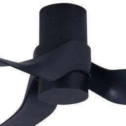 Beacon Lighting Beacon ceiling fan with light Nautica, black, quiet