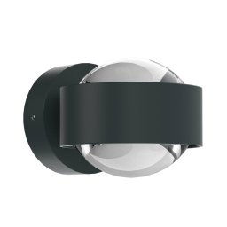 Top Light Puk Mini Wall, G9, clear lenses, matt anthracite