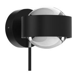 Top Light Puk Mini Wall+, G9 lenses clear, black matt/chrome