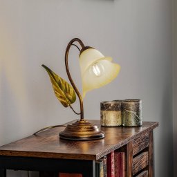 ONLI Miranda table lamp, 1-bulb, bronze