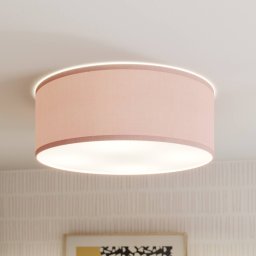 TK Lighting Rondo Kids ceiling light, Ø 38 cm, pink