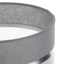 HELAM Lampshade Helen E27 Ø20/Height 15cm grey/silver
