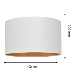 HELAM Alba lampshade, Ø 40 cm, E27, white/gold