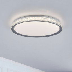 JUST LIGHT. GmbH LED ceiling light Kari, dimmable Switchmo, Ø 51cm