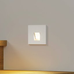 Arcchio LED recessed light Vexi, 7.5 cm x 7.5 cm, silver, CCT
