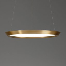 LEDS-C4 Saturn LED hanging light satin brass Ø60cm