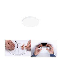 Paulmann Veluna Edge LED recessed IP44 4,000K Ø 9cm