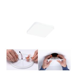 Paulmann Veluna Edge IP44 4000K dimmable 9x9cm