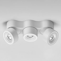 Egger Licht EGG DLS LED spotlight Clippo Trio, 3-bulb, white, dimmable