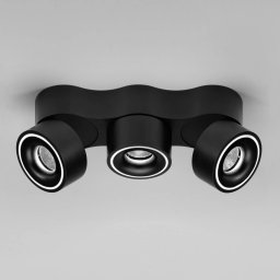 Egger Licht EGG DLS LED spotlight, Clippo Trio, black, dimmable