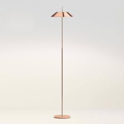 Vibia Mayfair - LED floor lamp, shiny copper