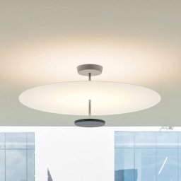 Vibia Flat LED ceiling light, 2-bulb, Ø 90 cm, white