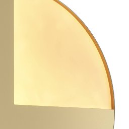 Maytoni Jupiter LED wall lamp, gold, Ø 18.4cm