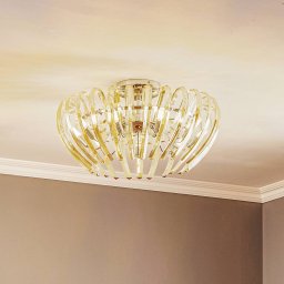Schuller Valencia Ariadna ceiling light crystal cream