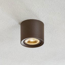 Lucide Dime LED ceiling light Fedler dimmable to warm, black