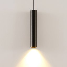 Arcchio Ejona pendant light, height 35 cm, black, aluminium