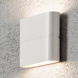 Konstsmide Chieri LED outdoor wall lamp 11 cm white