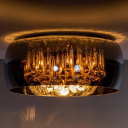Lucide Pearl ceiling light made of glass, Ø 50 cm