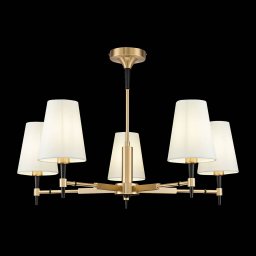 Maytoni Zaragoza chandelier 5-bulb fabric