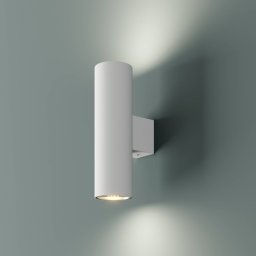 Argon Marion wall lamp, 2-bulb, white