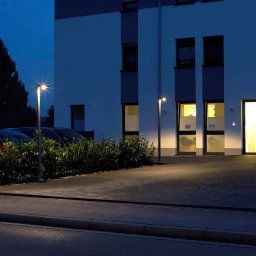 Albert Leuchten LED lamp post 866, aluminium, anthracite, height 300 cm